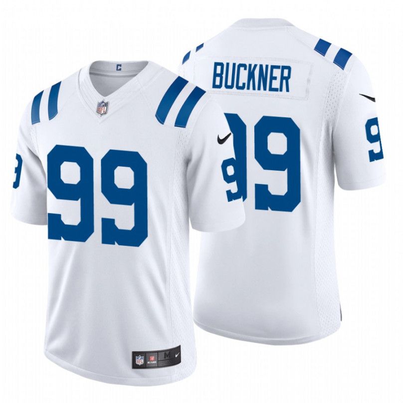 Men Indianapolis Colts 99 DeForest Buckner Nike White Limite NFL Jersey